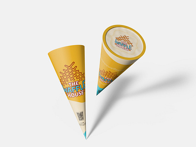 Ice Cream Tub Mockup on Yellow Images Creative Store