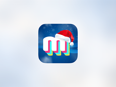 Mimic - Christmas Theme App Icon app icon app icon design christmas christmas app icon christmas icon icon icon design