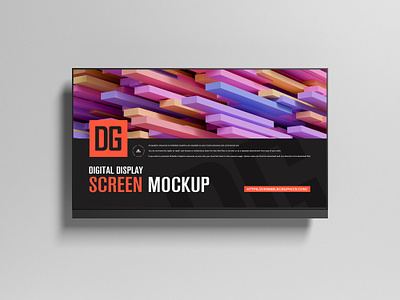 Free Display Screen Mockup display mockup