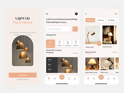 Light up your Home app app design branding design graphic design ui ux