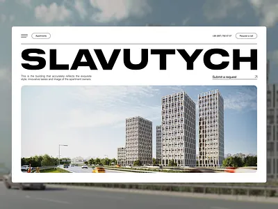 Website for a residential complex building design figma housing kyiv premium design premium website residential complex site ui ux uxui web design web production website