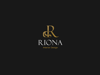 Logo Design - Riona Interior Design adobe illustrator branding design graphic design illustrator logo logo design