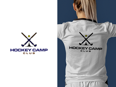 Hockey Camp Logo branding design graphic design illustration logo photoshop typography vector