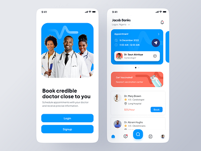 Doctor Consultation app appdesign figma interface productdesign ui uiux