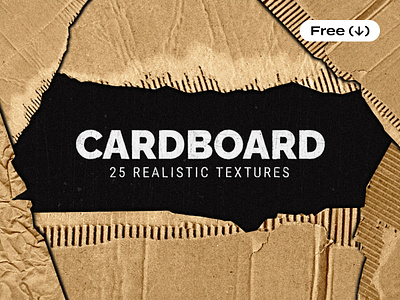 Realistic Cardboard Textures background cardboard collage craft crumpled download free freebie grunge jpg overlay paper pixelbuddha png realistic ripped texture transparent