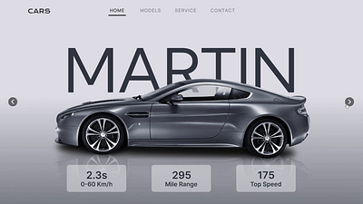 E-Commerce Landing Prototype 3d animation ferrari figma illustration landing page mclaren porsche product spline ui ux