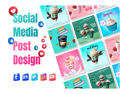 Social Media Post Design branding creative design creatoribu design facebook post design food post design graphic design logo social media social media post social media post design