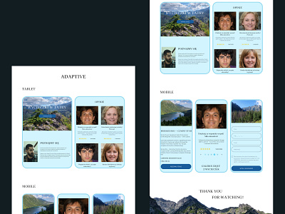 Tatra Mountains Tours. Landing Page design landing page travel ui ux