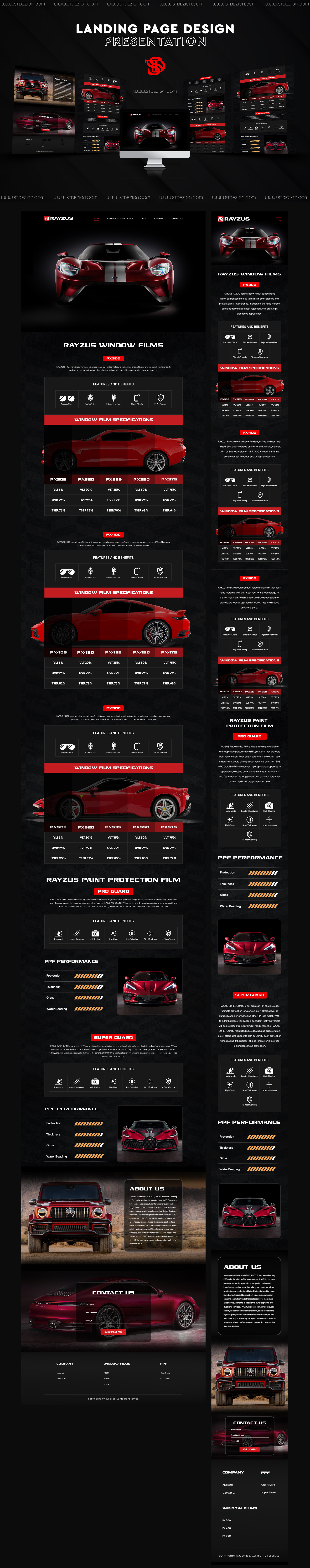 Landing Page design Presentation black landing page car landing page creative creative landing page figma landing page illustration landing landing page design landingpage luxury landing page design modern design modern landing page modern ui sales funnel stdesign stdezign user inter face web page design webdesign webpagedesign