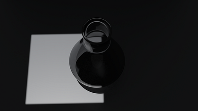 Black Lab Flask 3d blender flask graphic design lab motion graphics ui