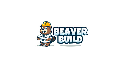 Beaver Build | Logo design architect beaver character logo mascot