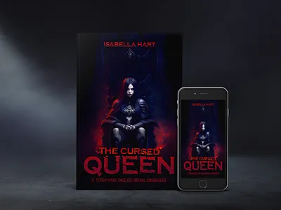 The Cursed Queen amazon books book cover book cover artist book cover design book cover designer book design books createspace design ebook epic bookcovers graphic design hardcover horror book cover kindle book cover mystery book cover paperback professional book cover the cursed queen thriller book cover