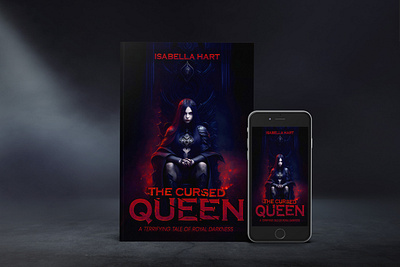 The Cursed Queen amazon books book cover book cover artist book cover design book cover designer book design books createspace design ebook epic bookcovers graphic design hardcover horror book cover kindle book cover mystery book cover paperback professional book cover the cursed queen thriller book cover