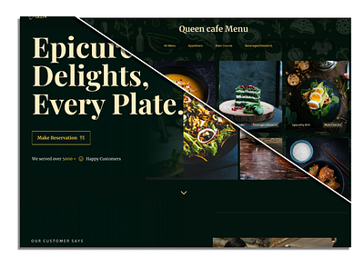 RESTURANT WEB DESIGN branding e com. graphic design restaurant website design resturant ui