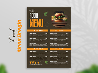 Food Menu - UX/UI Design by Robin Drapeau on Dribbble
