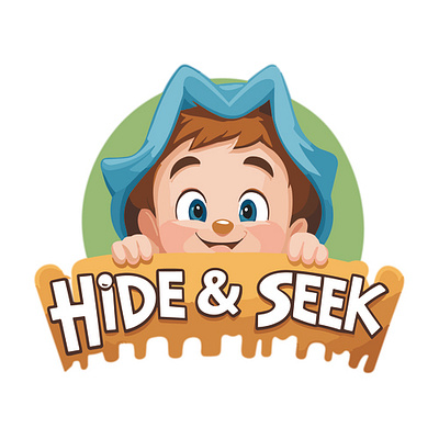 HIDE & SEEK app branding graphic design logo