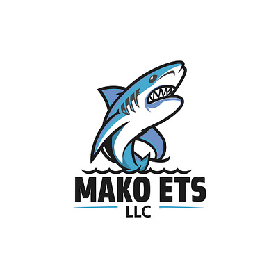 MAKO ETS branding graphic design logo shark