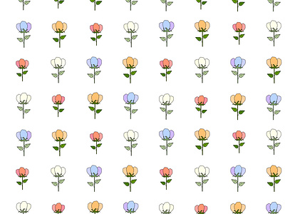 Floral pattern colorful flowers floral background floral gift wraped pattern of flower