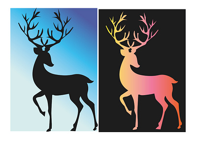 Deer deer painting