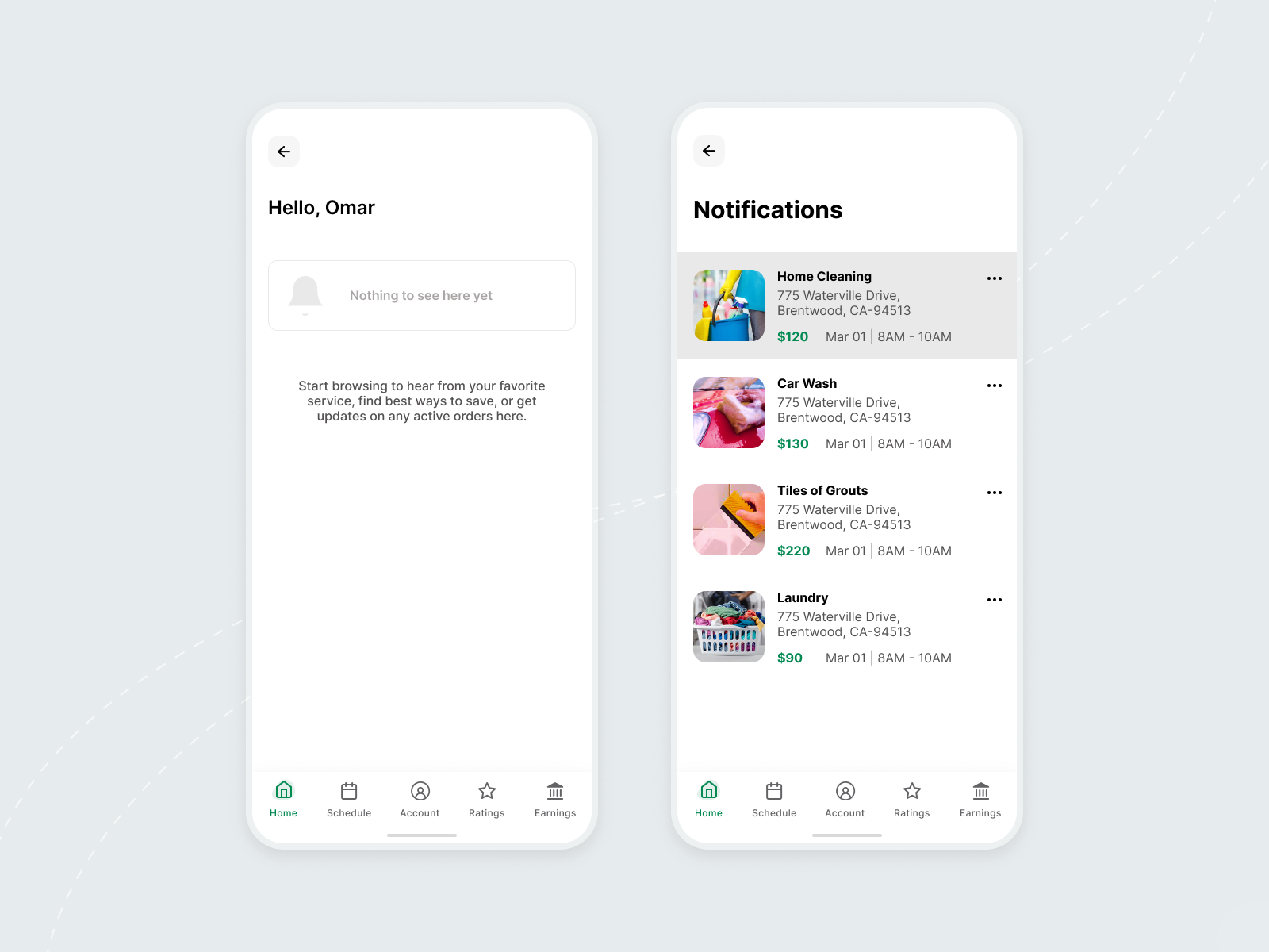 Notifications UI Design app design app notifications app screens visual design app ui showcase design dribble shot e commerce app ui graphic design notification ui design ui uidesign userinterface userstory ux uxdesign