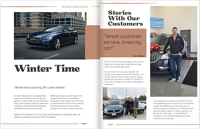 Drive Autogroup Magazine branding graphic design layout print