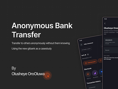 Anonymous Bank Transfer design figma fintech gtbank ui