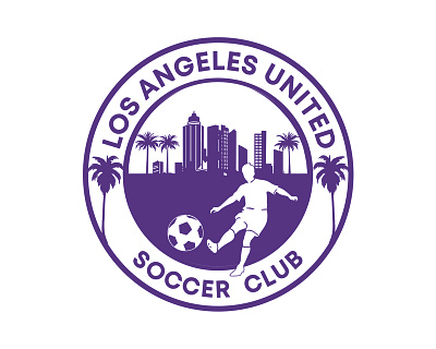 Los Angeles Unites branding club graphic design la logo soccer