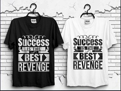 Success Motivation Typography T-Shirt Design design modern motivation motivational success successful t shirt tshirt typography vector