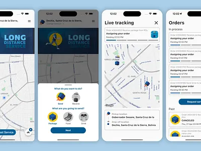QuickDrop app flutter mobile quickdrop ui