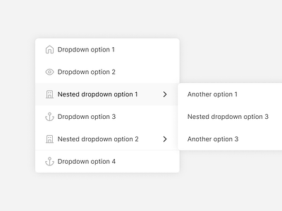 Multi-level dropdown accessibility app component dropdown form input product product design select ui ux