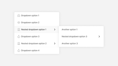 Multi-level dropdown accessibility app component dropdown form input product product design select ui ux