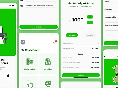 Mr Cash Back app flutter mobile money mr cash back ui