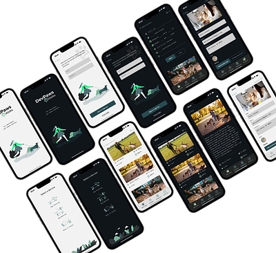 DevPaws - Dog Walking App Case Study app mobile ui ux