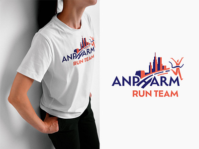 t-shirt design for run team design illustration logo logodesign run running runningteam runsign runteam runthecity sportlogo symbol t shirtdesign visualidentity