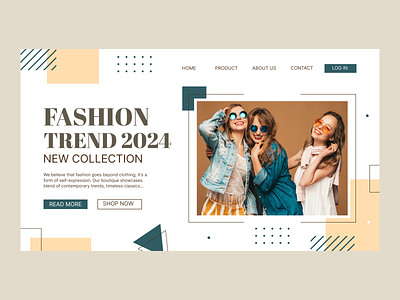 Fashion store website UI Design banner design cloth ecommerce website fashion shop fashion store product designer shop store web design website design
