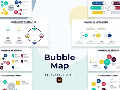 Business Bubble Map Illustrator Infographics analytics analytics chart annual report chart data data analysis data visualisation data visualization data viz dataviz graph info info graphics infographic infographic elements infographics infography information statistics stats