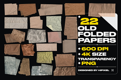 Old Folded Papers adhesive alpha folded glue grunge mockup overlay paper plastic png tape texture torn transparent warp