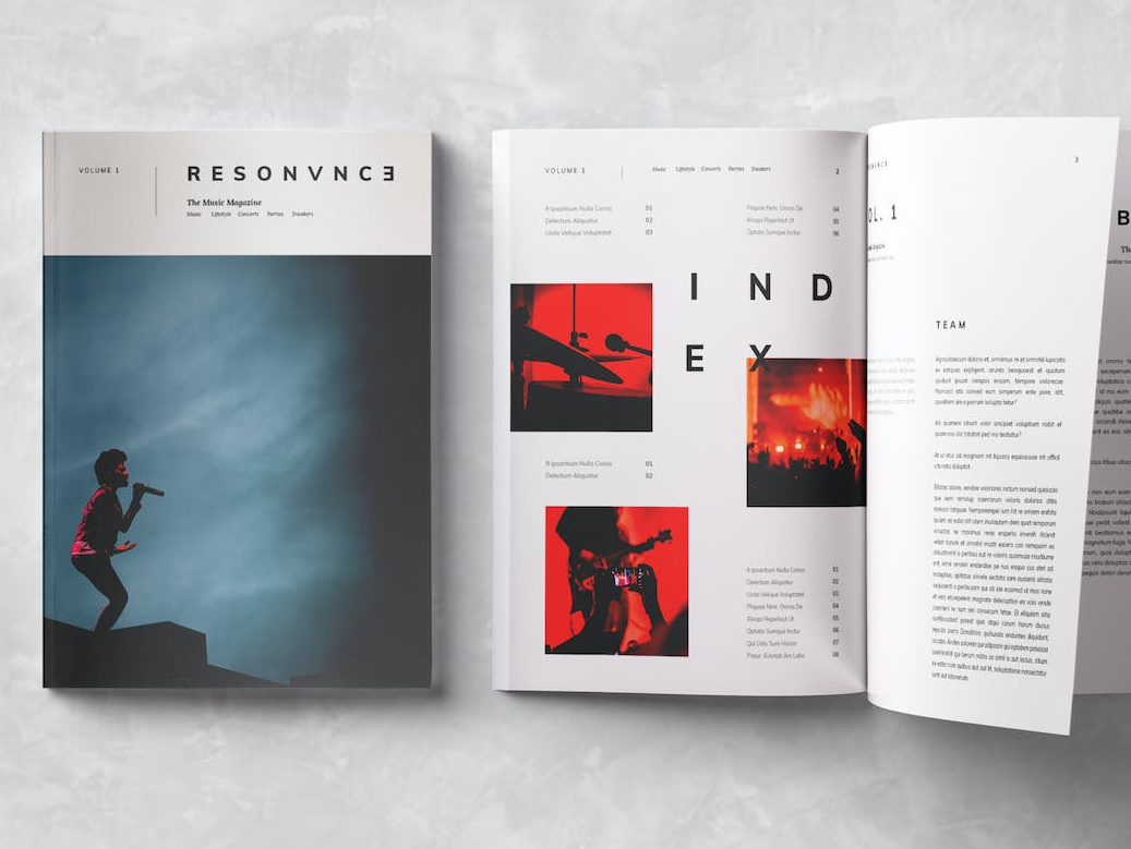 Magazine by Robert Thompson on Dribbble