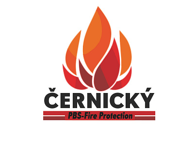 CERNICKY Fire Protection branding fire fireman graphic design logo protection