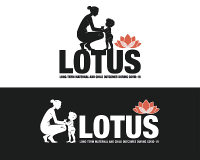 LOTUS branding child covid graphic design logo maternal