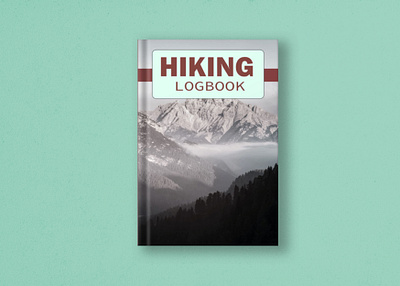 HIKING LOGBOOK book cover design book design cover design designer hiking hiking logbook hiking logbooks kdp cover kdp cover design layred najmul