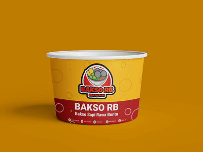 Bakso RB Cup | Label Design branding cup design design graphic design label design packaging design