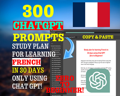 Learn French for beginners using Chat GPT in 30 days