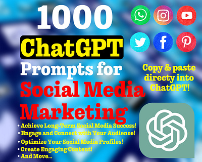 1000 Chatgpt Prompts for Social Media Marketing ai chatgpt chatgpt prompt chatgpt prompts gpt 2024