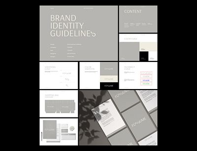 Brand Guideline Fussume brand guideline brand identity branding branding design desain layout grid design guideline layout layout design