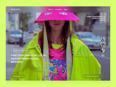 Fashion Header - UI Concept design fashion fashion web figma figma design header typography ui ui inspiration ux web web design