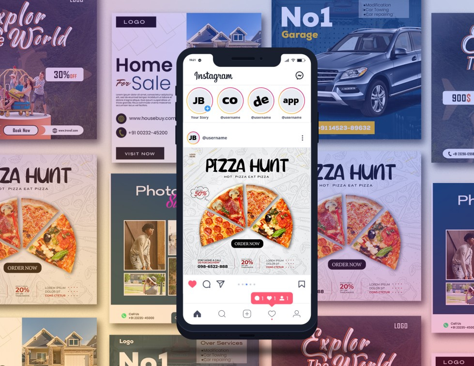 Instagram Poster design In 2024 | social media poster design 2024 poster 2024new poster design graphic design instagram instagram post instagram poster jbcodeapp motion graphics posterdesign socialmedia