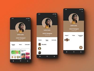 DailyUI Challenge Day 6 dailyui dailyui001 design figma graphic design ui uiux userprofile ux