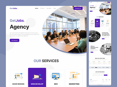 Agency Web Design branding design figma graphic design ui web webdesign website