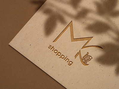 MK SHOPPING graphic design logo